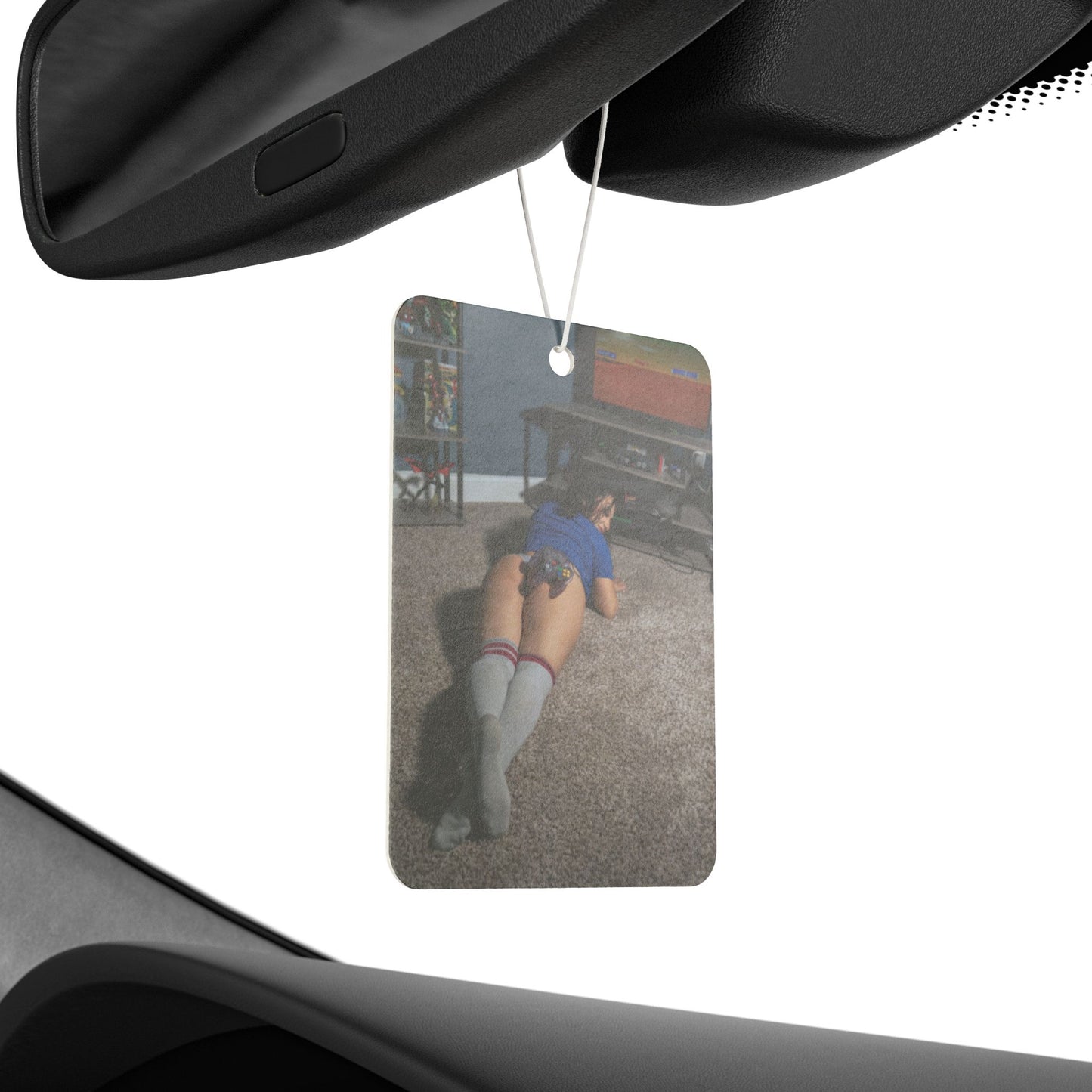 90s Sexy Gamer Car Air Freshener