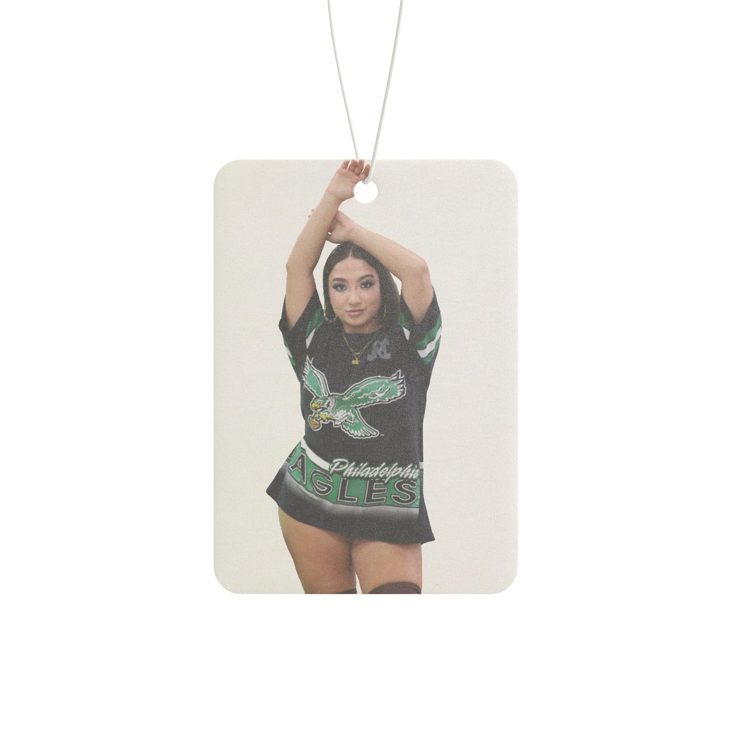 Car Air Freshener - Philadelphia Car Model in Eagles Gear Design