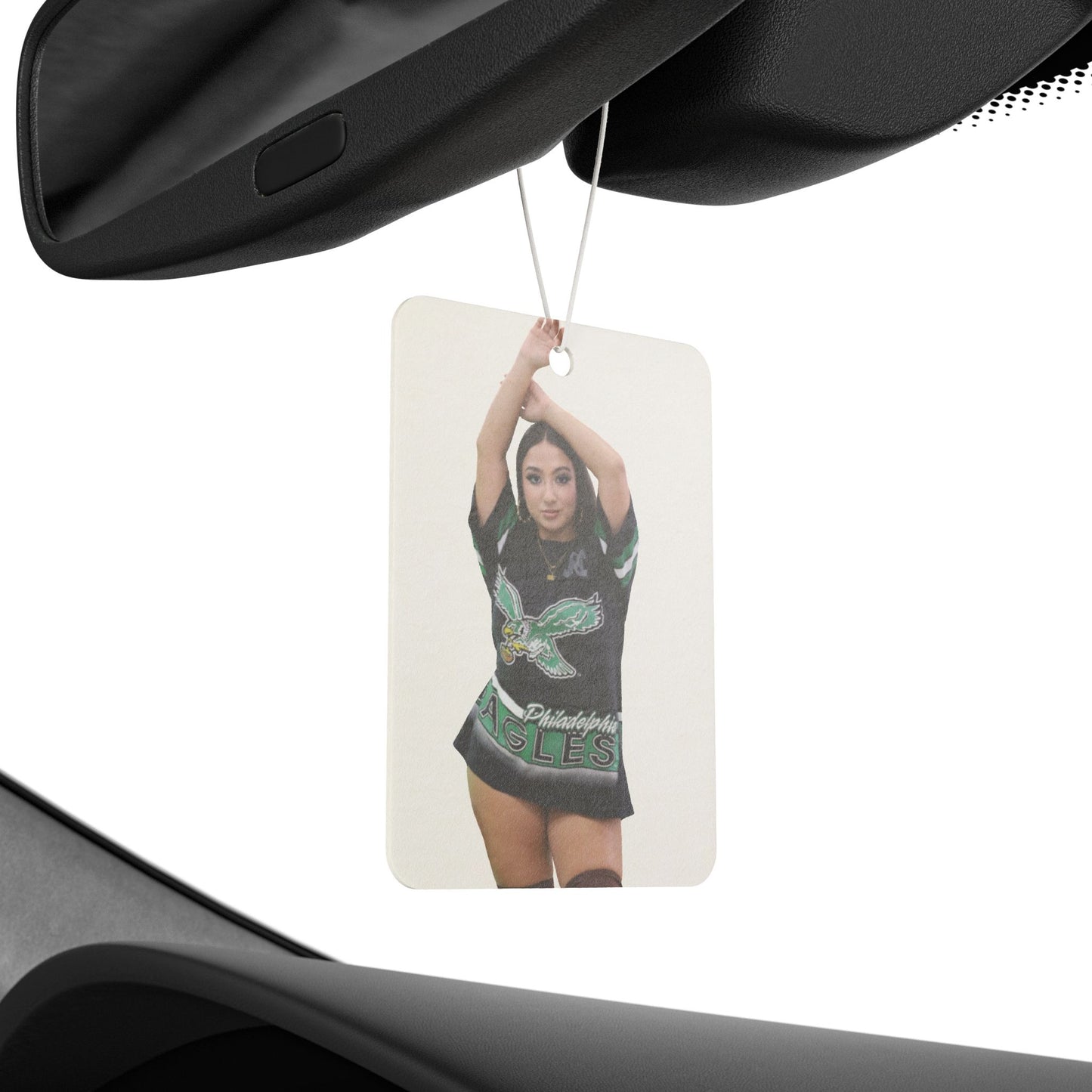 Car Air Freshener - Philadelphia Car Model in Eagles Gear Design