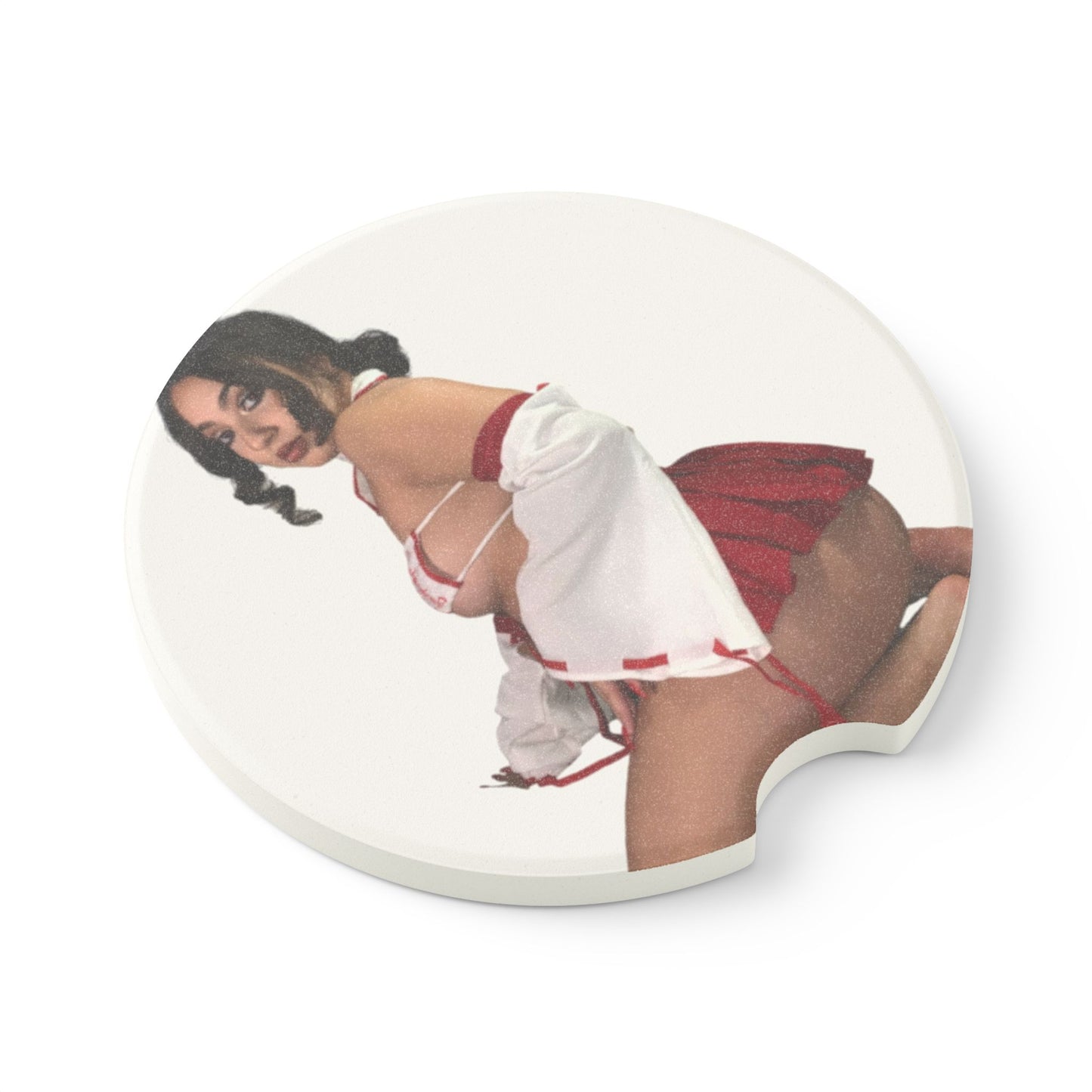 Sexy Geisha Cosplay Car Cup Coaster