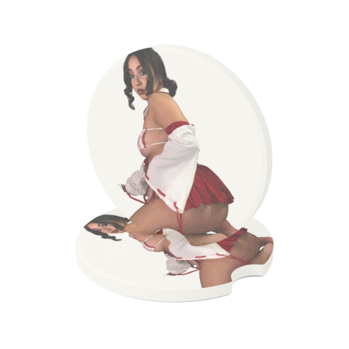 Sexy Geisha Cosplay Car Cup Coaster