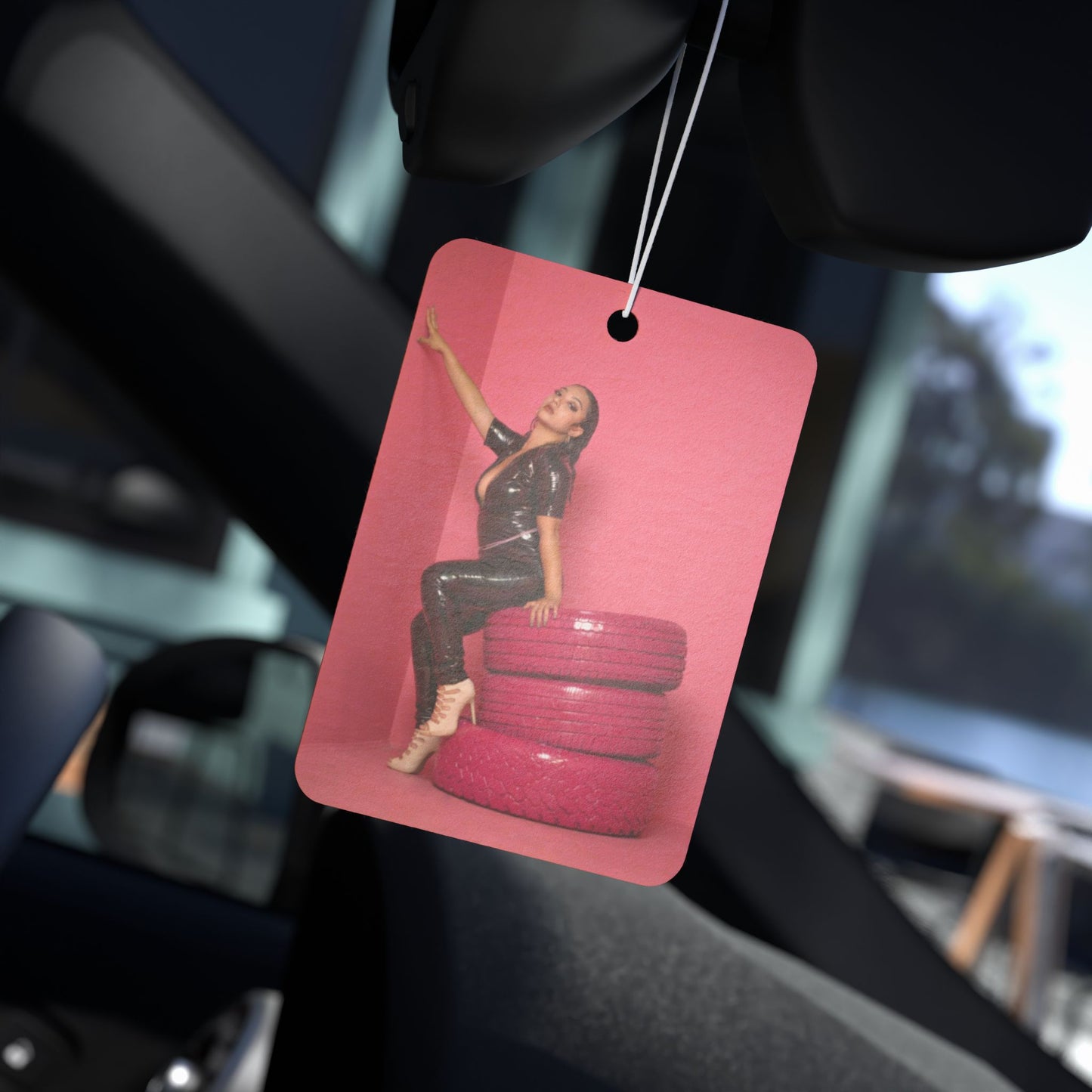 Sexy Heels and Pink Tires Car Air Freshener