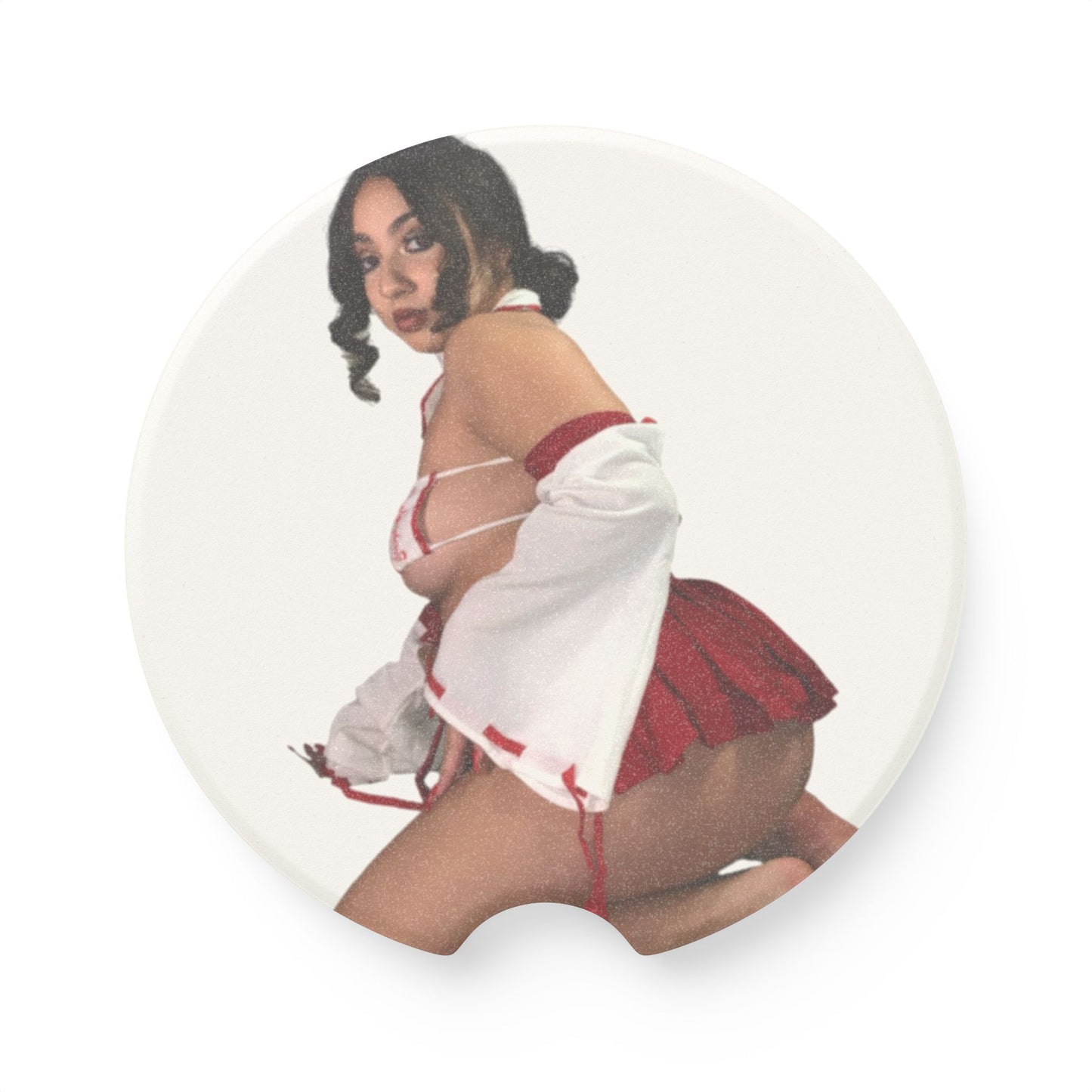 Sexy Geisha Cosplay Car Cup Coaster