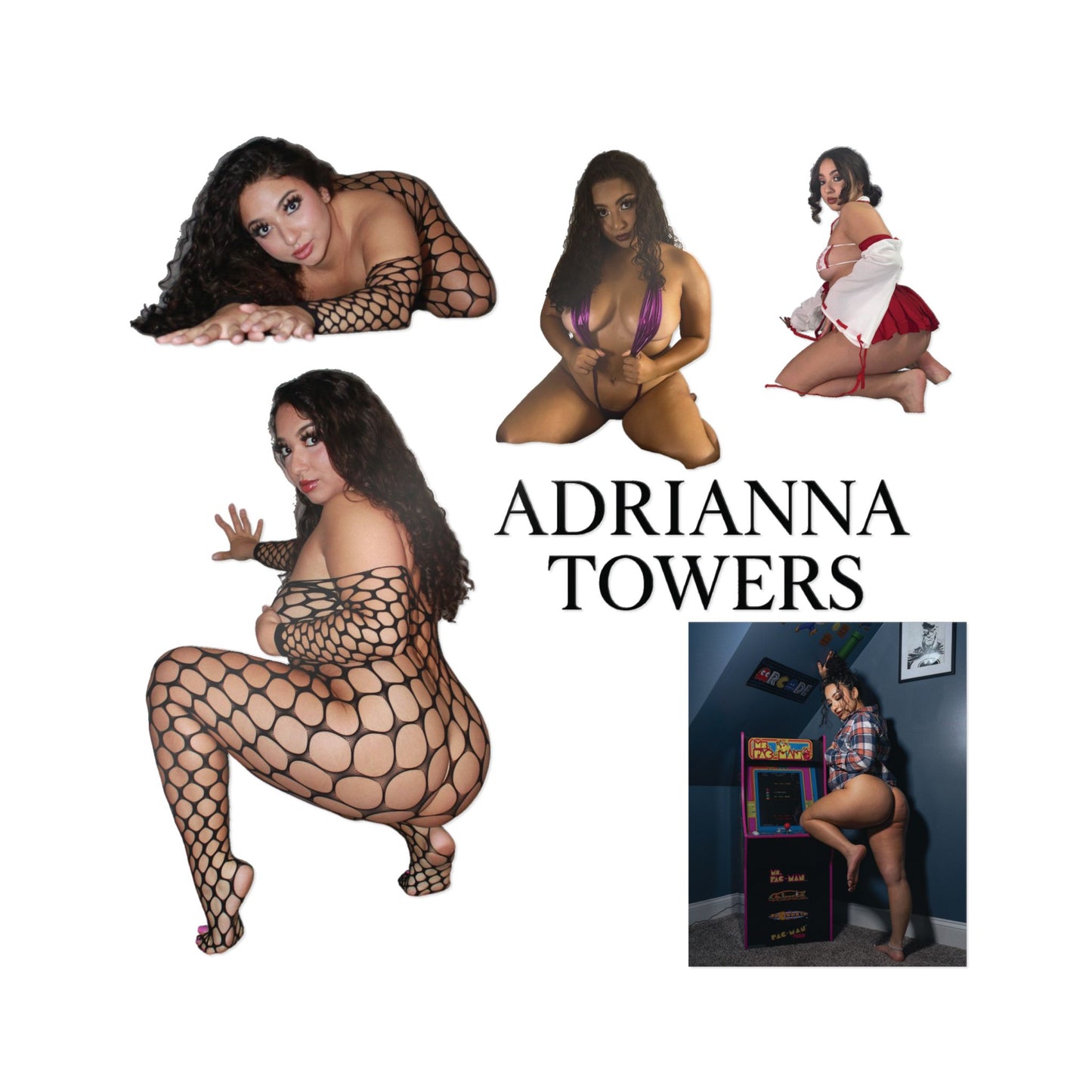 Adrianna Towers VIP Die-Cut Stickers Set