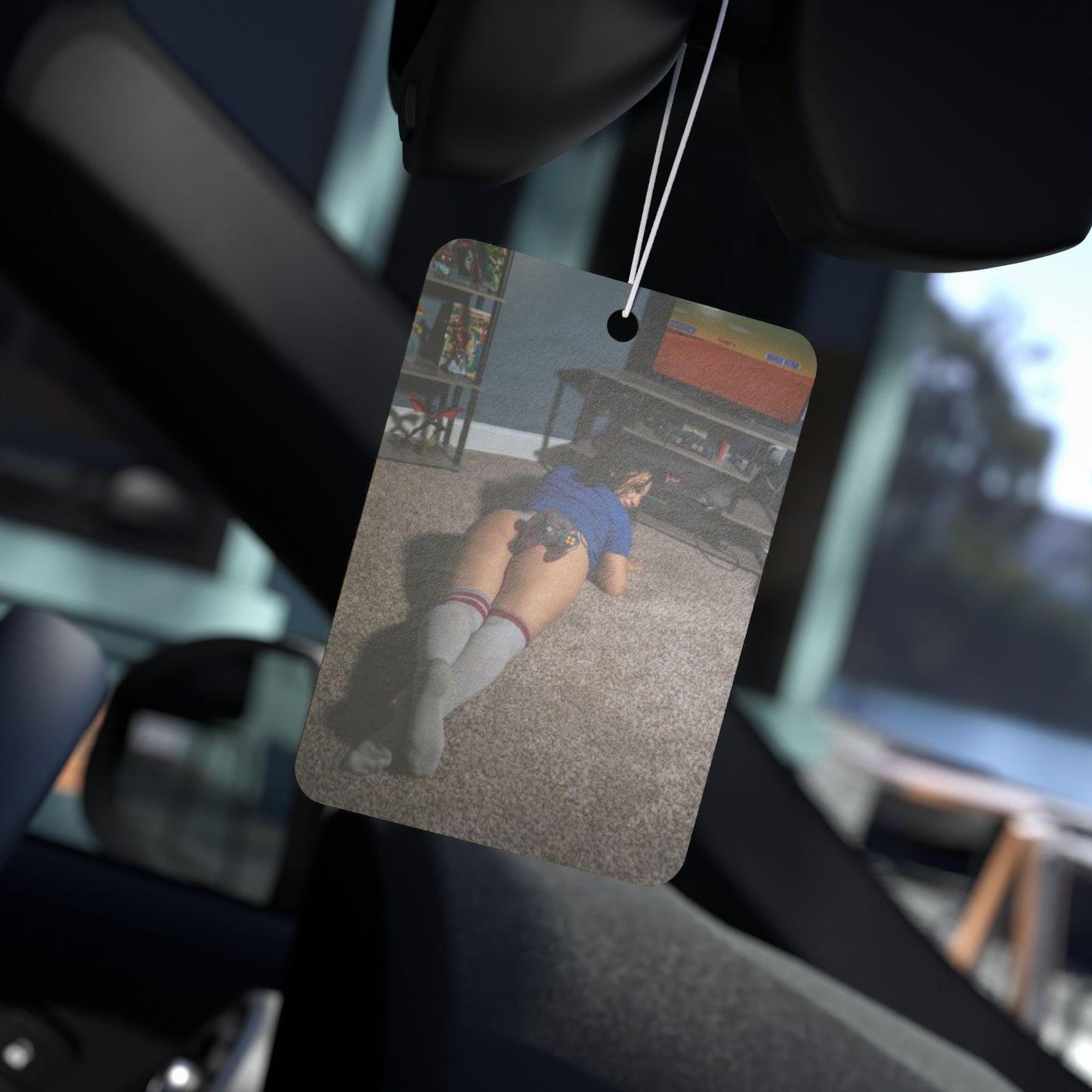 90s Sexy Gamer Car Air Freshener